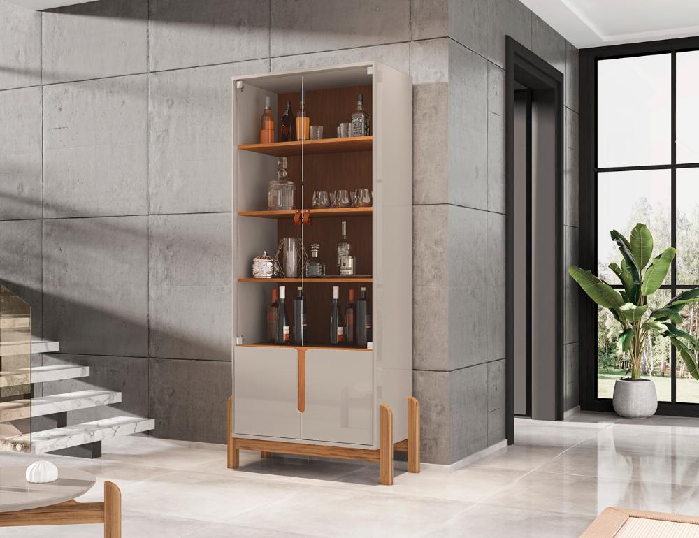 Jogo Sala De Estar Copenhagen Off White Cedro