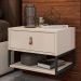 Kit 2 Mesas de Cabeceira Suspensa West Off White