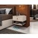 Kit 2 Mesas de Cabeceira Suspensa West Off White