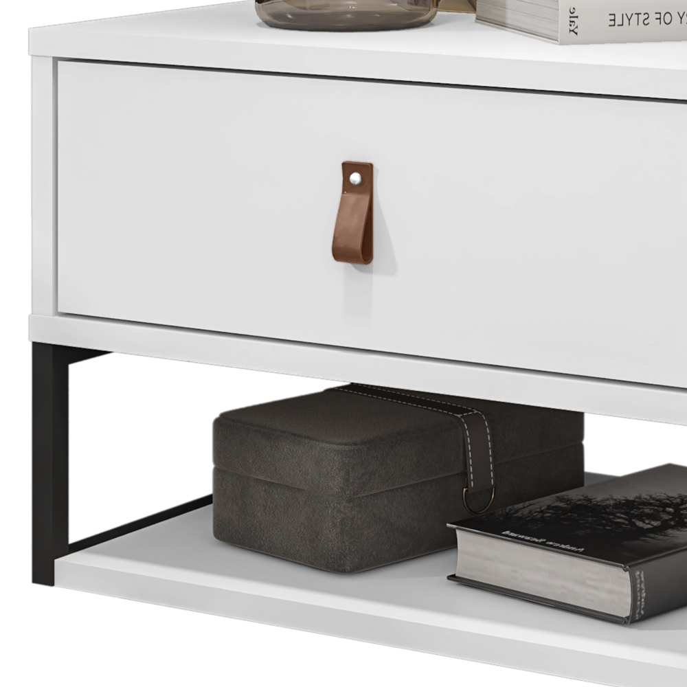 Mesa De Cabeceira Suspensa 1 Gaveta 004014 Branco DCASA