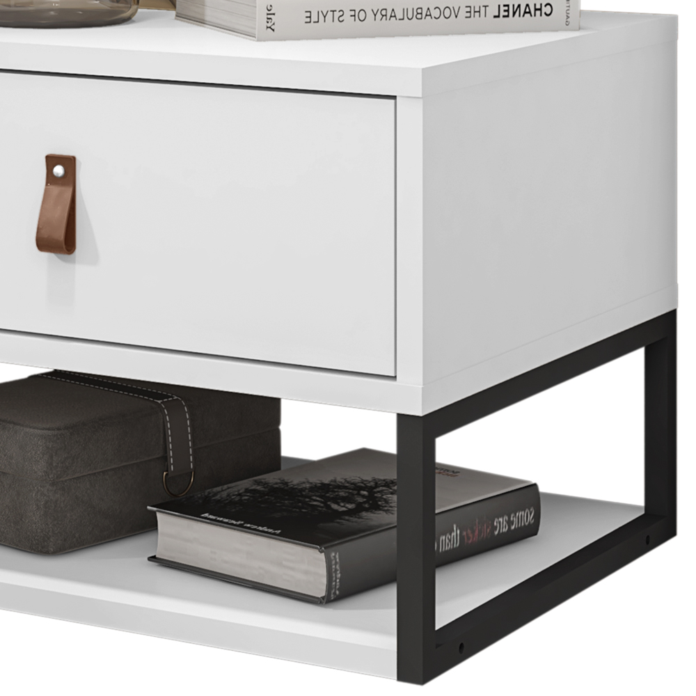 Mesa De Cabeceira Suspensa 1 Gaveta 004014 Branco DCASA