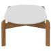 Mesa De Centro Oblonga Sala De Estar 06009 Branco Cedro DCASA