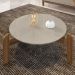 Mesa De Centro Para Sala 006008 Off White Cedro DCASA