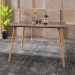 Mesa Sala Jantar Veneza 120x90cm Cinza Perola