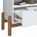 Mesa de Cabeceira 1 Gaveta 004015 Branco DCASA