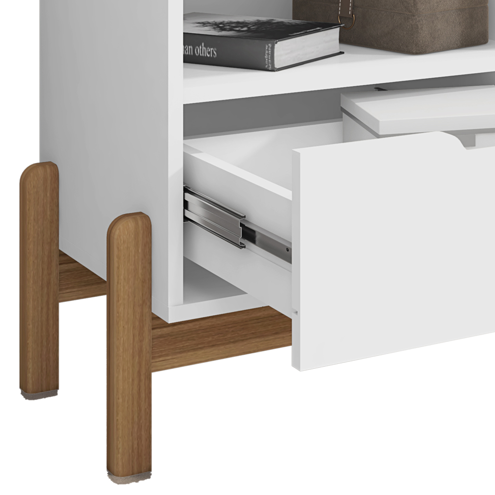 Mesa de Cabeceira 1 Gaveta 004015 Branco DCASA