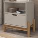 Mesa de Cabeceira 1 Gaveta 004015 Off White DCASA