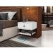 Mesa de Cabeceira Suspensa Hampton Branco
