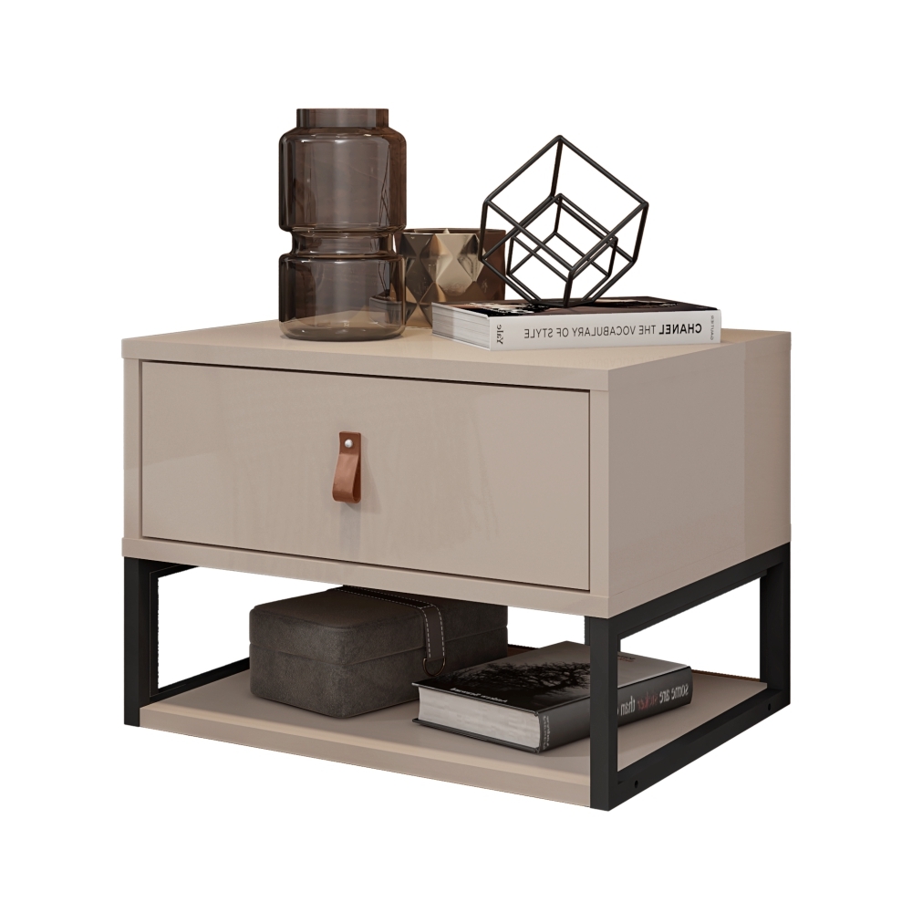 Mesa de Cabeceira Suspensa West Off White