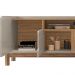 Mesa de Centro 006008 e Rack Para TV 011080 Off White Cedro DCASA
