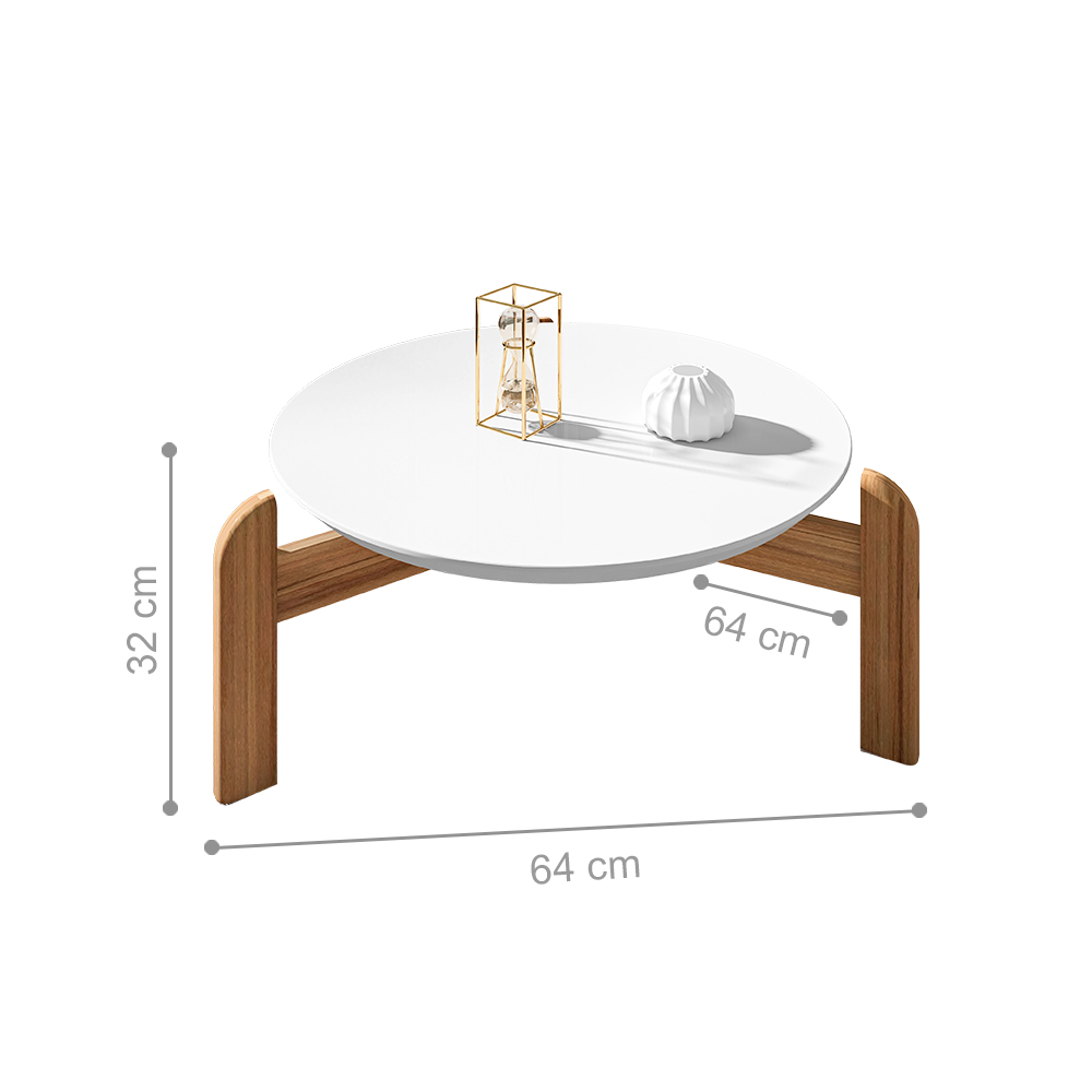 Mesa de Centro Chris Branco Cedro
