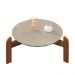 Mesa de Centro Julliane Off White/Cedro