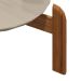 Mesa de Centro Lizz Off White e Cedro
