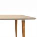 Mesa de Jantar 1.6 Verônica Off White com Tampo de Vidro