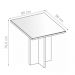 Mesa de Jantar Esra Off White 4 Lugares