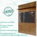 Painel Frisado Piso Teto 220x160 Cm Tv 60 Pol 008174 Cedro DCASA