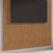 Painel Frisado Piso Teto 220x160 Cm Tv 60 Pol 008174 Cedro DCASA