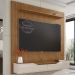 Painel Frisado Suspenso Tv 60 Pol 160 Cm 011090 Cedro Off White DCASA