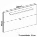 Painel Para Sala Tv 50 Polegadas 088163 Branco DCASA