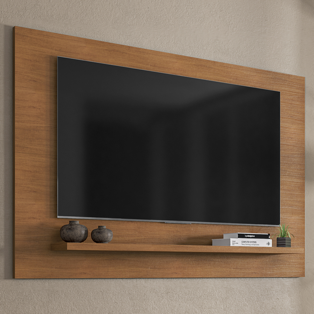 Painel Para Sala Tv 50 Polegadas 088163 Cedro DCASA