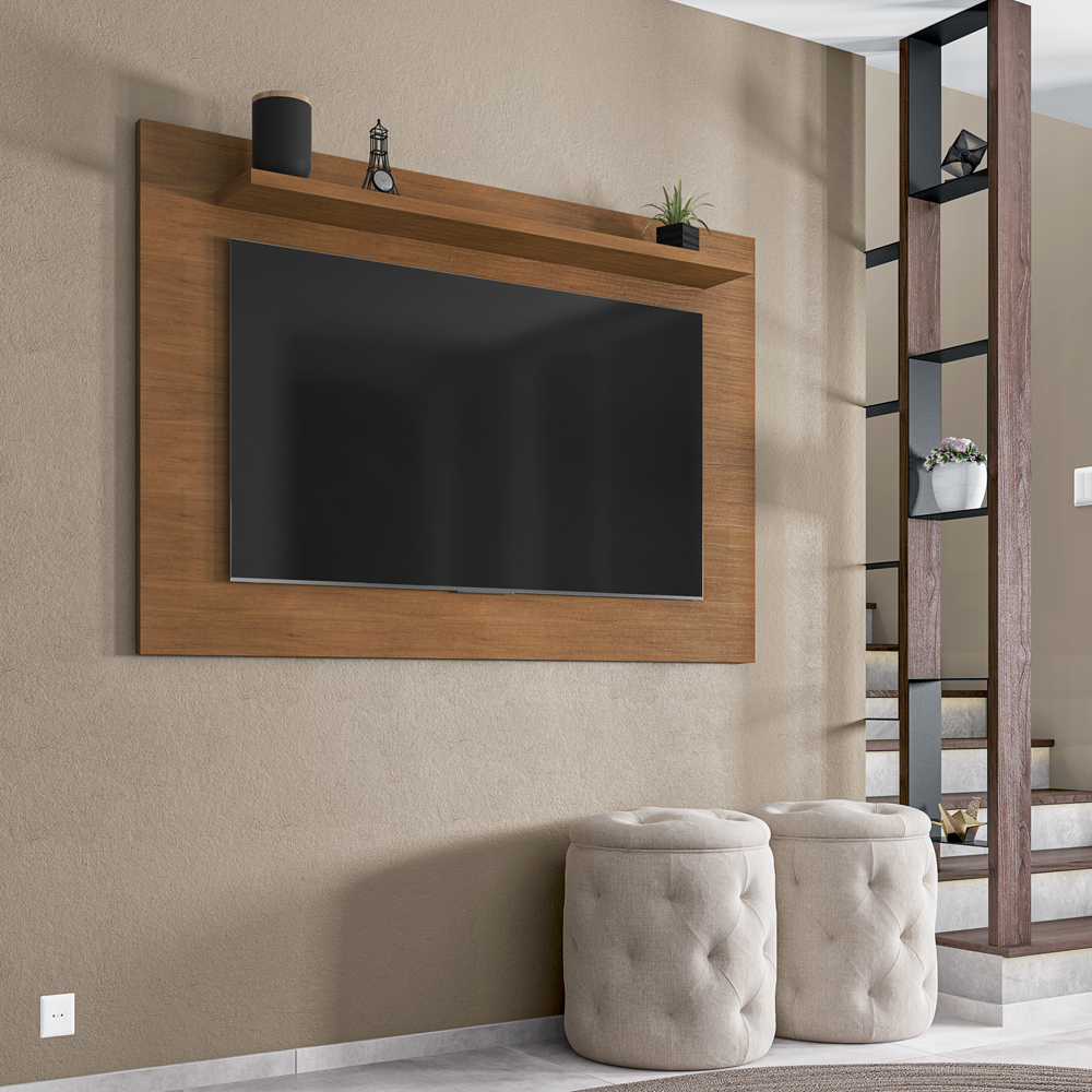 Painel Para Sala Tv 50 Polegadas 088163 Cedro DCASA