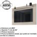 Painel Para Sala Tv 50 Polegadas 088163 Off White DCASA