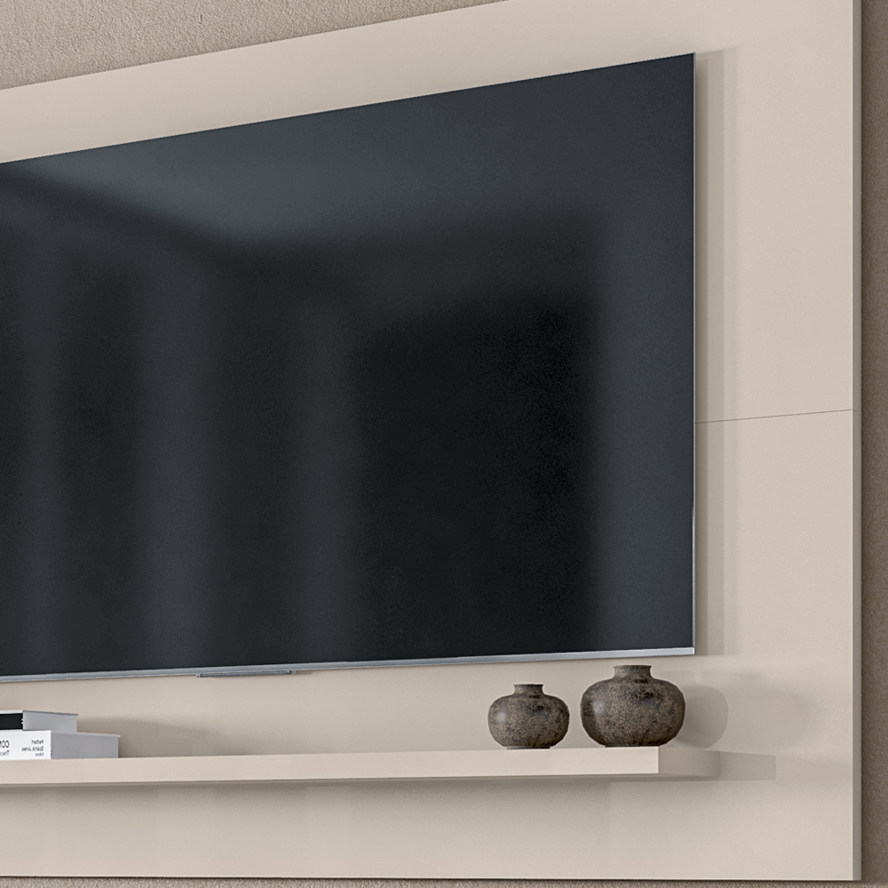 Painel Para Sala Tv 50 Polegadas 088163 Off White DCASA