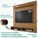 Painel Ripado Suspenso Tv 60 Pol 180 Cm 011088 Cedro Cinza Perola DCASA