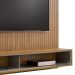 Painel Ripado Suspenso Tv 60 Pol 180 Cm 011088 Cedro Cinza Perola DCASA