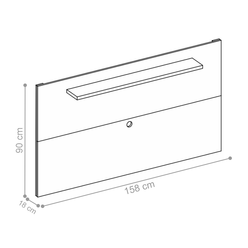 Painel para TV Georgia 1.5 Noce