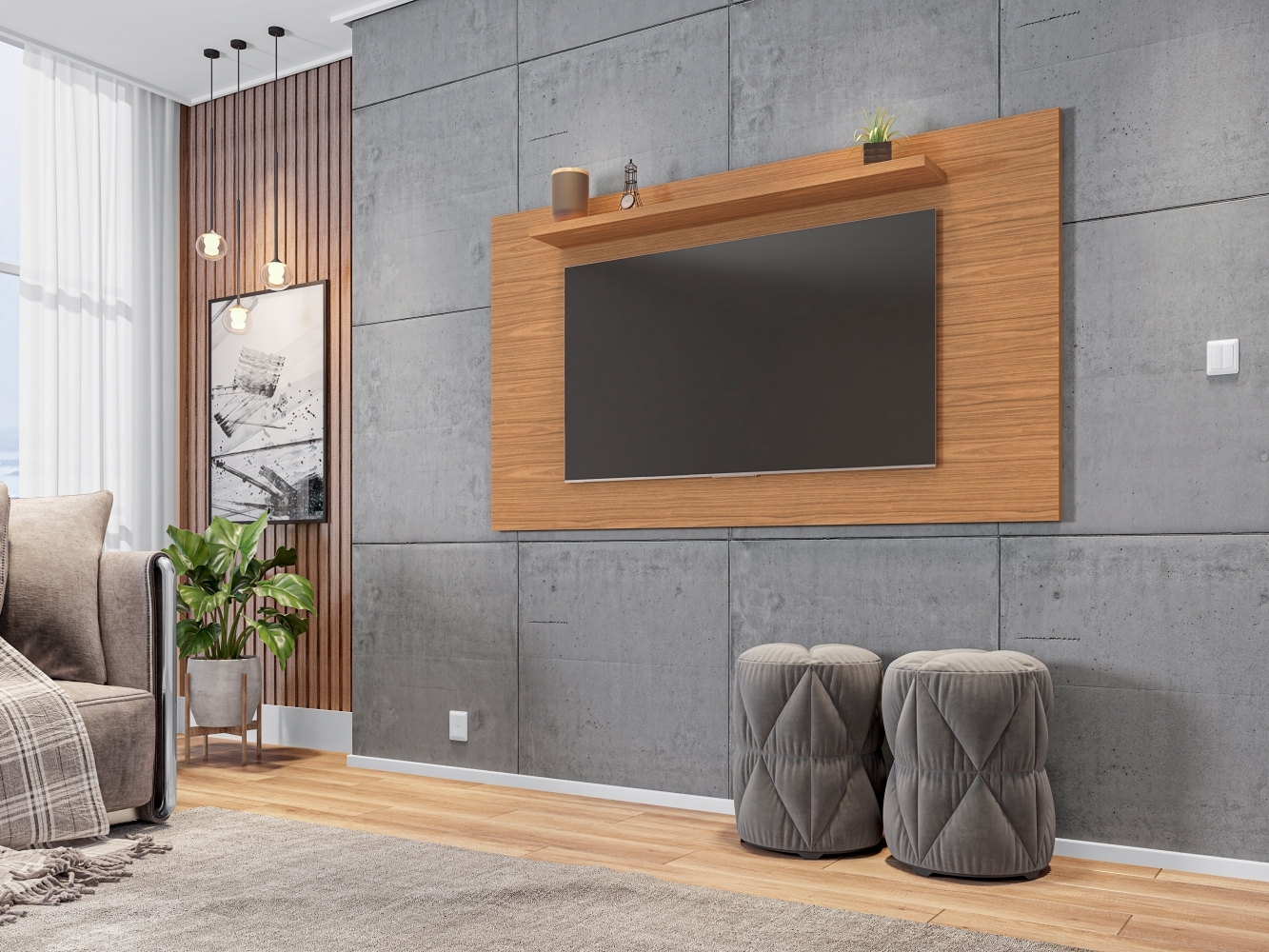 Painel para TV Georgia 1.5 Noce