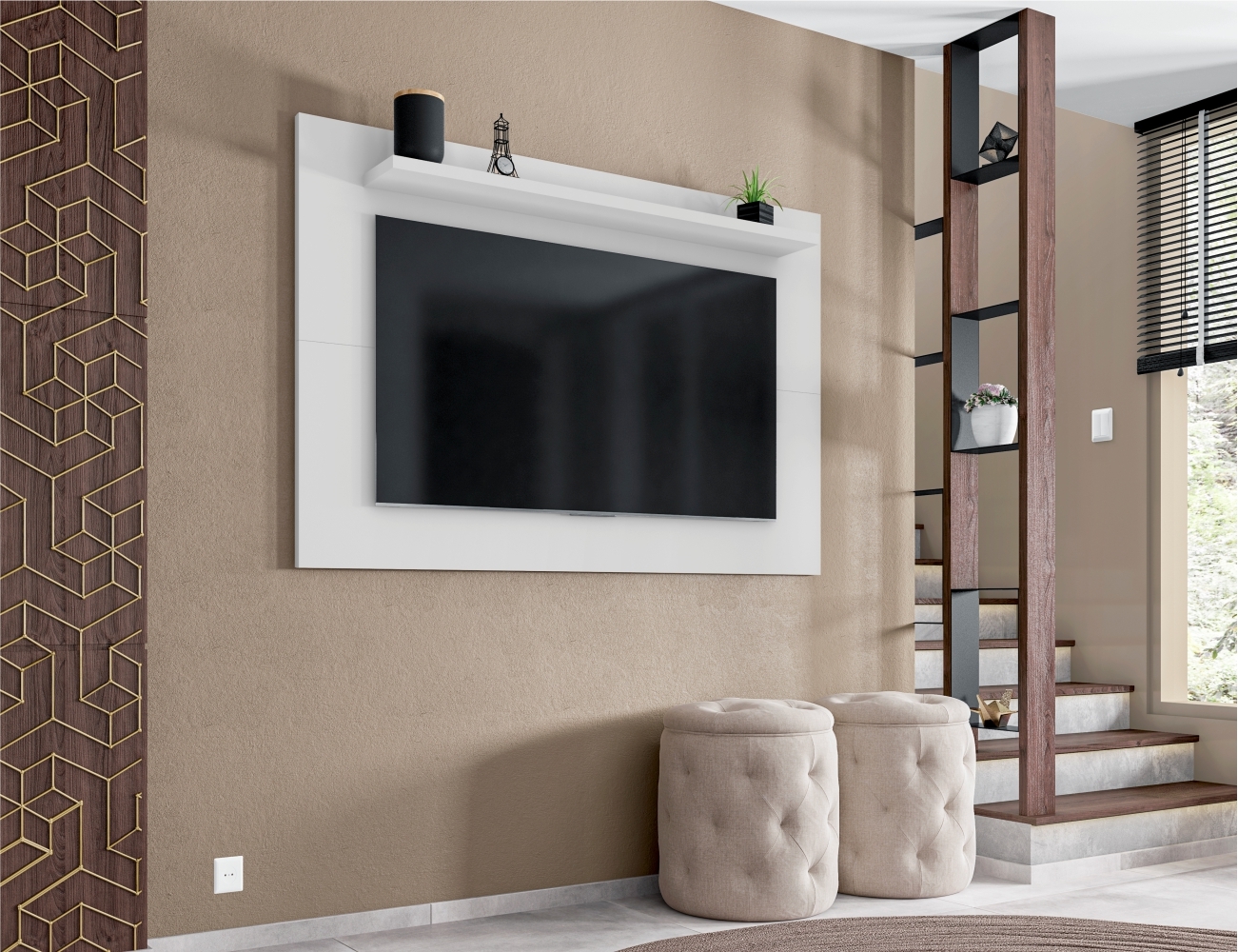 Painel para TV Korea Branco
