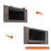 Painel para TV até 60 Polegadas Esmeralda Cinza