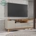 Rack 4 Portas Para TV 60 Polegadas 011071 Off White Cedro DCASA