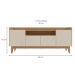 Rack Adria 4 PT Off White e Noce 158 cm