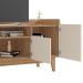 Rack Adria 4 PT Off White e Noce 158 cm