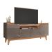 Rack Adria Cinza e Noce 158 cm