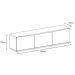 Rack Bancada Para TV 60 Pol 180cm 11082 Cedro Branco DCASA