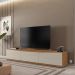 Rack Bancada Para TV 60 Pol 180cm 11082 Cedro Off White DCASA