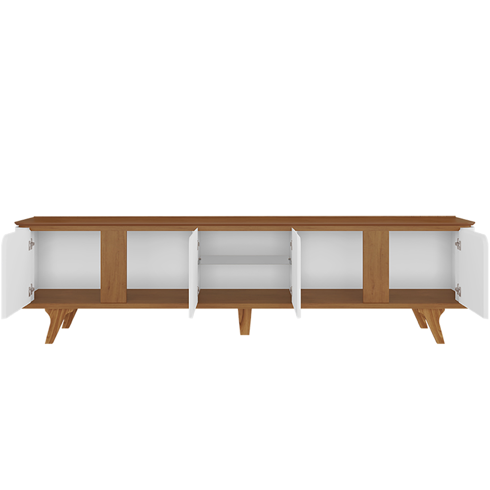 Rack Bancada Para TV 60 Pol 217 cm 11097 Cedro Branco DCASA