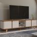Rack Bancada Para TV 60 Pol 217 cm 11097 Cedro Off White DCASA
