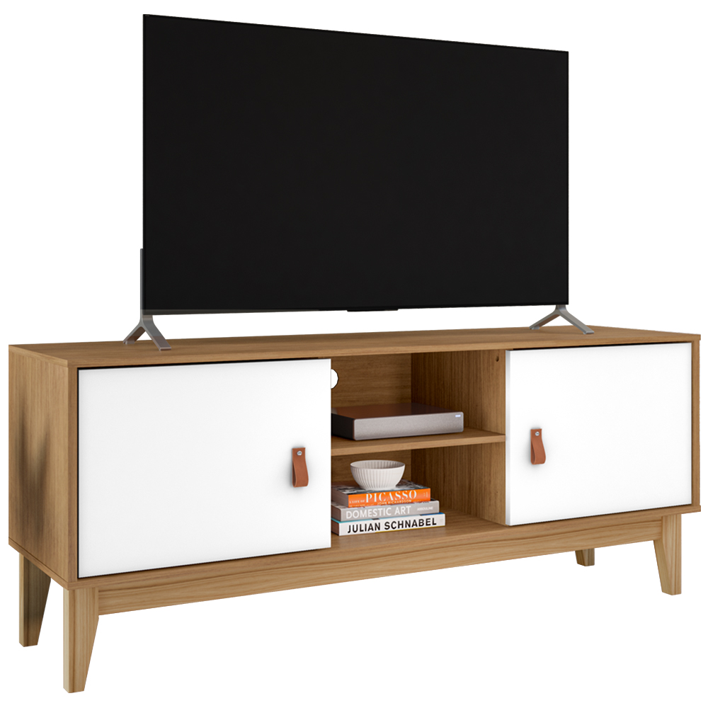 Rack Bancada Para Tv 40 Pol 135 Cm 011095 Cedro Branco DCASA