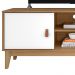 Rack Bancada Para Tv 40 Pol 135 Cm 011095 Cedro Branco DCASA
