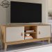 Rack Bancada Para Tv 40 Pol 135 Cm 011095 Cedro Off White DCASA