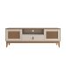 Rack Esmeralda Off White e Noce 160 cm