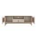 Rack Esmeralda Off White e Noce 160 cm