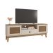 Rack Esmeralda Off White e Noce 160 cm