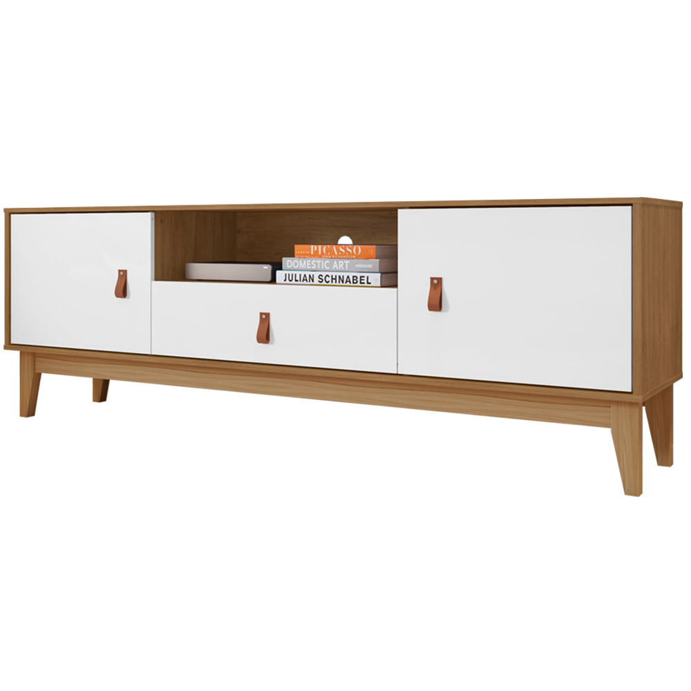 Rack Para Sala 160 CM 011096 Cedro Branco DCASA