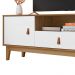Rack Para Sala 160 CM 011096 Cedro Branco DCASA