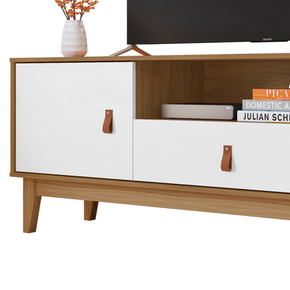 Rack Para Sala 160 CM 011096 Cedro Branco DCASA